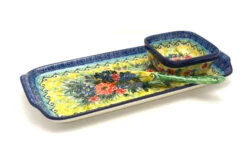 Polish Pottery Appetizer Serving Set - Unikat Signature - U4610