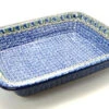 Polish Pottery Baker - Lasagna - Peacock Feather -Tableware Promotional Store ceramika artystyczna polish pottery baker lasagna peacock feather 854 1513a p2725