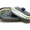 Polish Pottery Baker - Rectangular Covered - Large - Blue Spring Daisy -Tableware Promotional Store ceramika artystyczna polish pottery baker rectangular covered large blue spring daisy 665 614a p5645