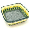 Polish Pottery Baker - Square - Daffodil -Tableware Promotional Store ceramika artystyczna polish pottery baker square daffodil 430 2122q p7499