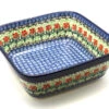 Polish Pottery Baker - Square - Maraschino -Tableware Promotional Store ceramika artystyczna polish pottery baker square maraschino 430 1916a p3223