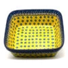Polish Pottery Baker - Square - Sunburst