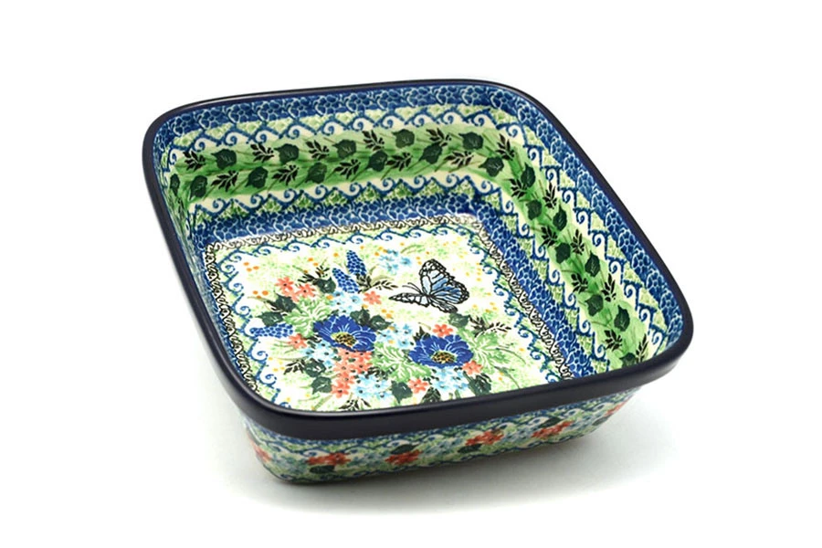 Polish Pottery Baker - Square - Unikat Signature - U4600 3 Polish Pottery Baker - Square - Unikat Signature - U4600