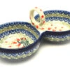 Polish Pottery Bowl - Double Serving - Crimson Bells 2 Polish Pottery Bowl - Double Serving - Crimson Bells -Tableware Promotional Store ceramika artystyczna polish pottery bowl double serving crimson bells 942 1437a p3673