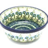 Polish Pottery Bowl - Soup And Salad - Blue Spring Daisy -Tableware Promotional Store ceramika artystyczna polish pottery bowl soup and salad blue spring daisy 209 614a p785