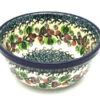 Polish Pottery Bowl - Soup And Salad - Burgundy Berry Green -Tableware Promotional Store ceramika artystyczna polish pottery bowl soup and salad burgundy berry green 209 1415a p147