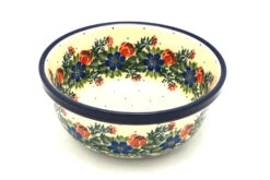 Polish Pottery Bowl - Soup And Salad - Garden Party