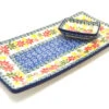 Polish Pottery Bread Dipping Set - Maple Harvest -Tableware Promotional Store ceramika artystyczna polish pottery bread dipping set maple harvest sc2 2533a p11581