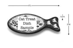 Polish Pottery Tea Bag Holder - Fish - Boo Boo Kitty -Tableware Promotional Store ceramika artystyczna polish pottery cat treat dish boo boo kitty b47 1771a c p1000000084761