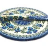 Polish Pottery Cheese Board & Spreader Set - Winter Viola -Tableware Promotional Store ceramika artystyczna polish pottery cheese board spreader set winter viola s56 2273a p10679