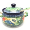 Polish Pottery Covered Tureen And Ladle Set - Unikat Signature - U4612 -Tableware Promotional Store ceramika artystyczna polish pottery covered tureen and ladle set unikat signature u4612 s19 u4612 p10893