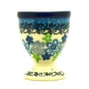 Polish Pottery Egg Cup - Flower Works -Tableware Promotional Store ceramika artystyczna polish pottery egg cup flower works 106 2633a p14396
