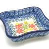Polish Pottery Fluted Dipping Dish - Maple Harvest