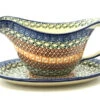 Polish Pottery Gravy Boat - Autumn -Tableware Promotional Store ceramika artystyczna polish pottery gravy boat autumn 239 050a p6287
