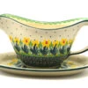 Polish Pottery Gravy Boat - Daffodil -Tableware Promotional Store ceramika artystyczna polish pottery gravy boat daffodil 239 2122q p8382