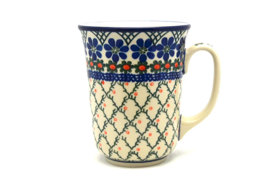 Polish Pottery Mug - 16 Oz. Bistro - Primrose