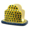 Polish Pottery Napkin Holder - Sunburst 1 Polish Pottery Napkin Holder - Sunburst -Tableware Promotional Store ceramika artystyczna polish pottery napkin holder sunburst 487 859a p4540