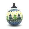 Polish Pottery Ornament - Ball - Christmas Trees -Tableware Promotional Store ceramika artystyczna polish pottery ornament ball christmas trees 186 1284a p4196