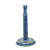 Polish Pottery Paper Towel Holder - Peacock Feather -Tableware Promotional Store ceramika artystyczna polish pottery paper towel holder peacock feather 834 1513a p3448
