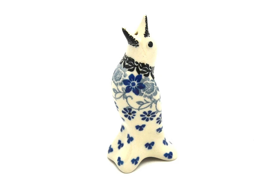 Polish Pottery Pie Bird - Silver Lace 3 Polish Pottery Pie Bird - Silver Lace