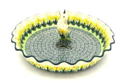 Polish Pottery Pie Set - Daffodil