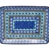 Polish Pottery Plate - Rectangular - Aztec Sky -Tableware Promotional Store ceramika artystyczna polish pottery plate rectangular aztec sky 111 1917a p5879