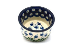 Polish Pottery Ramekin - Bleeding Heart