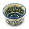 Polish Pottery Ramekin - Blue Spring Daisy -Tableware Promotional Store ceramika artystyczna polish pottery ramekin blue spring daisy 409 614a p1533