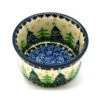 Polish Pottery Ramekin - Christmas Trees