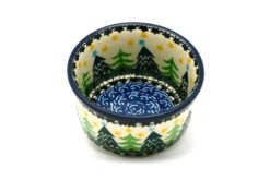 Polish Pottery Ramekin - Christmas Trees