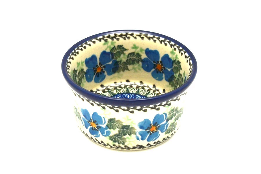Polish Pottery Ramekin - Morning Glory