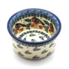 Polish Pottery Ramekin - Red Robin -Tableware Promotional Store ceramika artystyczna polish pottery ramekin red robin 409 1257a p3178