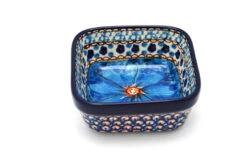 Polish Pottery Ramekin - Square - Unikat Signature - U408C