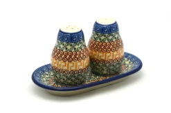 Polish Pottery Salt & Pepper Set - Autumn