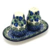 Polish Pottery Salt & Pepper Set - Huckleberry