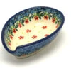 Polish Pottery Spoon Rest - Cherry Jubilee -Tableware Promotional Store ceramika artystyczna polish pottery spoon rest cherry jubilee 381 2284a p9483