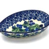 Polish Pottery Spoon Rest - Huckleberry