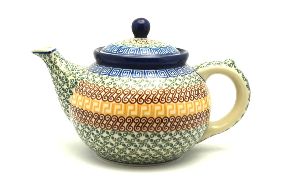 Polish Pottery Teapot - 1 1/4 Qt. - Autumn