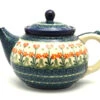 Polish Pottery Teapot - 1 1/4 Qt. - Peach Spring Daisy -Tableware Promotional Store ceramika artystyczna polish pottery teapot 1 1 4 qt peach spring daisy 060 560a p757