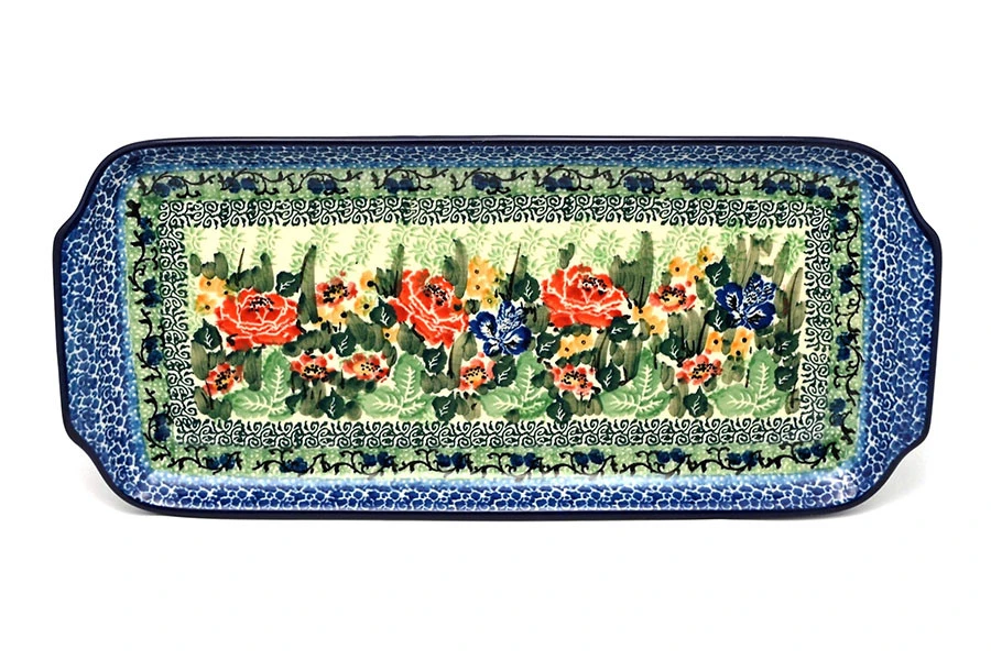 Polish Pottery Tray - Appetizer - 12" - Unikat Signature U4400