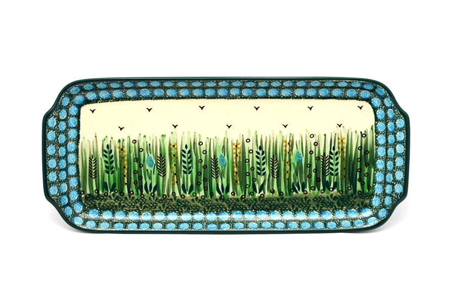 Polish Pottery Tray - Appetizer - 12" - Unikat Signature U803