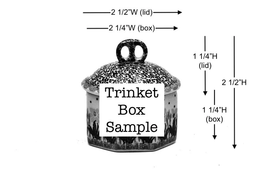 Polish Pottery Trinket Box - Love Struck - Image 2