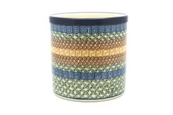 Polish Pottery Utensil Holder - Autumn