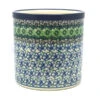 Polish Pottery Utensil Holder - Kiwi -Tableware Promotional Store ceramika artystyczna polish pottery utensil holder kiwi 003 1479a p2688