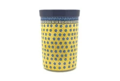 Polish Pottery Wine Crock - Sunburst