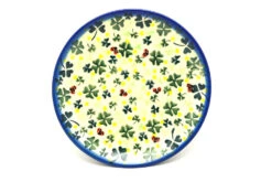 Polish Pottery Salad Plate - Vena Shamrock